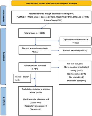 Integration of exercise prescription into medical provision as a treatment for non-communicable diseases: A scoping review